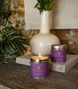 natural wax scented candles - geranium leaf