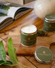 natural wax scented candles - rosemary and bay leaf