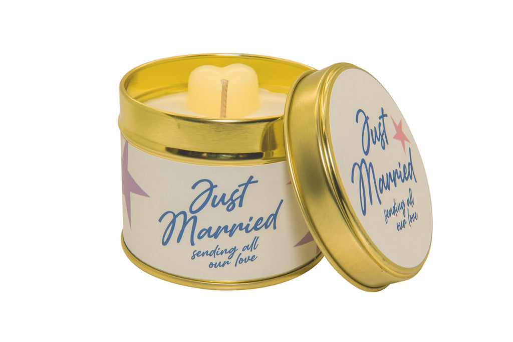just married candle